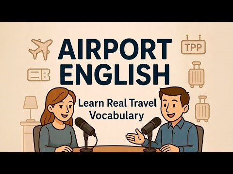 Airport English for Beginners — Travel Vocabulary YOU MUST KNOW!