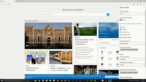 Microsoft Edge: Favoritenleiste anzeigen - so geht's