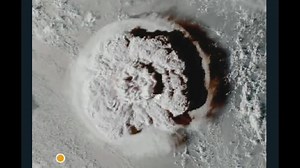 TONGA VOLCANO ERUPTION - Several satellite views of the eruption of Hunga Tonga-Hunga Ha’apai in Tonga. Courtesy: National Oceanic and Atmospheric Administration (NOAA) | FOX 13 News