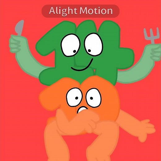 Ten and Fourteen (bfdi animation)