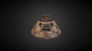 Apollo 11 Command Module Exterior - 3D model by dcmarc