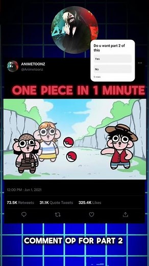 ONE PIECE IN 1 MINUTE RECAP WITH MEMES