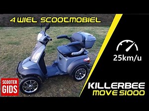 killerbee Move S1000 | 4 wiel scootmobiel | REVIEW + RIJTEST