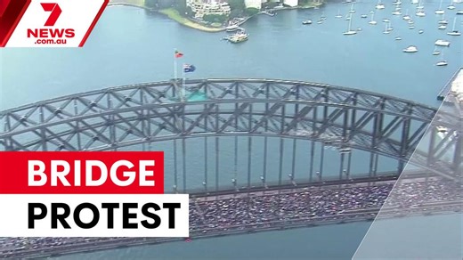 Protesters abandon Harbour Bridge march plan
