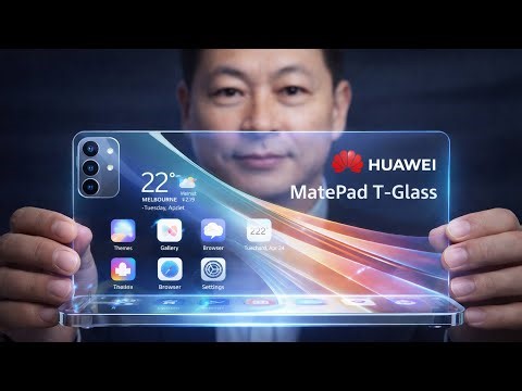 Huawei Just Killed the iPad with Its First Transparent MatePad “T-Glass”