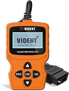 iEasy200 OBDII/EOBD CAN Engine Light Scan Tool Car Code Reader with I/M Readiness (iEasy200)
