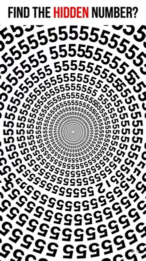 Can You Find the Hidden Number in This Spiral? 😵‍💫