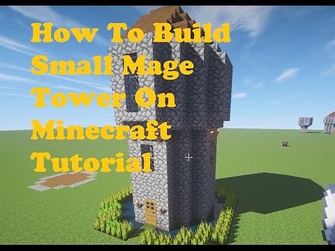 Minecraft Tutorial : How To Build Simple Small Mage Tower On Survival Mode PC/XBOX360/PS3/PE