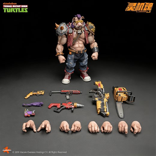 【Pre-order】1/12 metytoyz mutant ninja turtles ROCKSTEADY & BEBOP Action figure