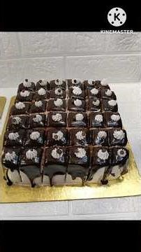 36 pieces from 1kg cake...do comment for any query #pastries #shorts #cakedecoratingideas