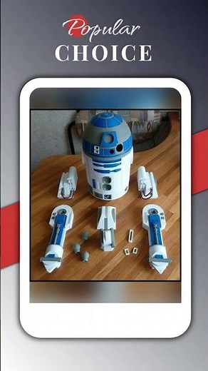 Lifesize Droid STL, Astro Service Robot Build, 3D Printable Mechanical Prop Files