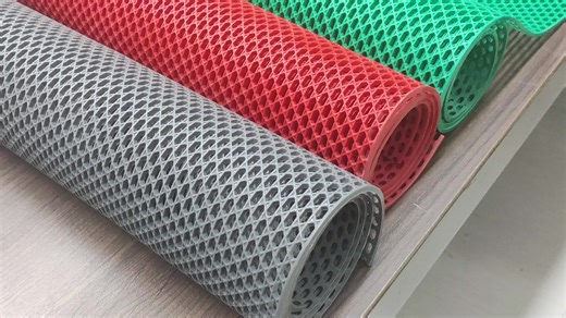 Drainage Non Slip Flooring Mats Swimming Pool Bathroom Anti-Fatigue PVC Matting Heavy Duty Commercial Anti Slip Floor Mats