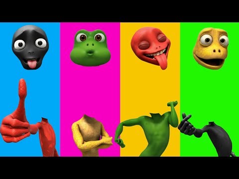 Wrong Heads DAME TU COSITA and PATILA Alien Green El Chombo Dance CHALLENGE