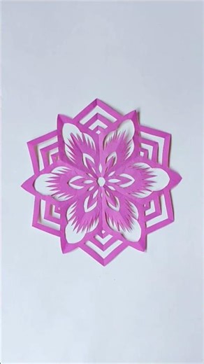 Paper Cutting Art - Paper Cutting Tutorial #245 #shorts #papercuttingart #papercutting