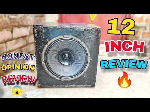 12 Inch Speaker Simple Review 🔊 | Sound Quality & Experience