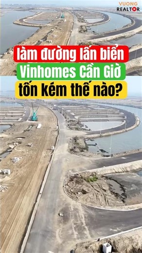 How expensive is the land reclamation construction process for Vinhomes Can Gio? #shorts