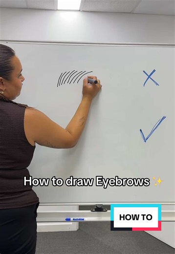 Easy way to to draw brows! 👀✨ #eyebrows #eyebrowtutorial #brows #drawings #thebrowtechnicians