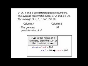 GRE Math Practice: Statistics - Example 4