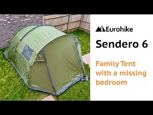 This '2-Bedroom' Tent Has a SHOCKING Secret! - Eurohike Sendero 6 Family Tunnel Tent Review