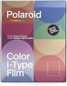 Amazon.com : Polaroid i-Type Color Film - Metallic Nights Edition Double Pack (16 Photos) (6035) : Electronics