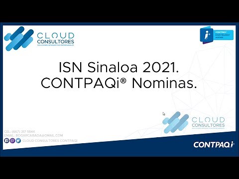 CONTPAQi NOMINAS ISN 2021