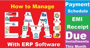 EMI management in ERP Software