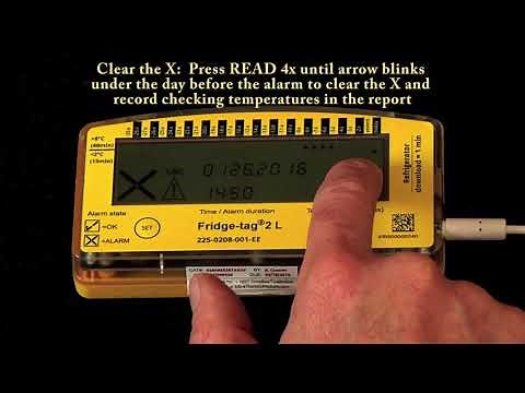 Fridge Tag 2L - What to do if there is an alarm?