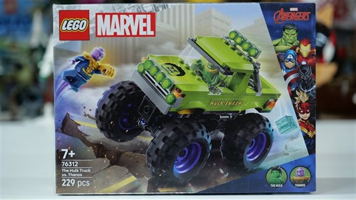 【4k】乐高漫威76312绿巨人卡车vs灭霸 乐高速拼｜作者：AustrianBrickFan