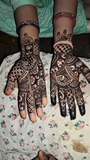 black colour mehandi design #henna #mehndi #latestmehndi #latestdesign #mehndidesign #mehndi