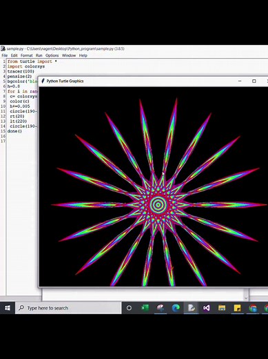 ✅ Tu savais qu'on peut créer une bonne fleur avec juste quelques lignes de code Python ? 💻😲 Regarde comment je fais une version personnalisée à partir de zéro avec tkinter et PIL 🔵✨ #Python #DevCréatif