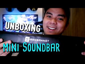Unboxing a MINI SOUND BAR | Sembrant