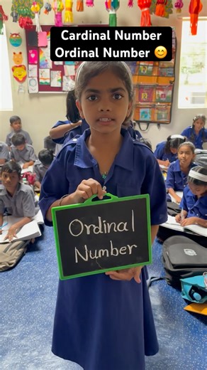 Cardinal Number Ordinal Number 😊#viralvideo #youtubeshorts #shortsfeed #creativeteaching #school