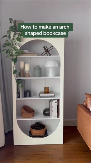 DIY Arch-Shaped Bookcase: How to Make Your Own Bookshelf