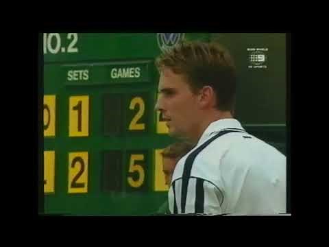 Jan-Michael Gambill vs Fabrice Santoro - Wimbledon 2000 2R Highlights