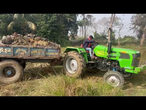 Tractor Unloading Muid video #tractorunloading