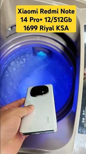 Xiaomi Redmi Note 14 pro plus water test