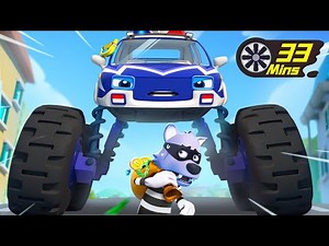 Big Bad Wolf is Messing Around | Monster Police Truck 🚓🚨 | Kids Cartoon | BabyBus - Cars World