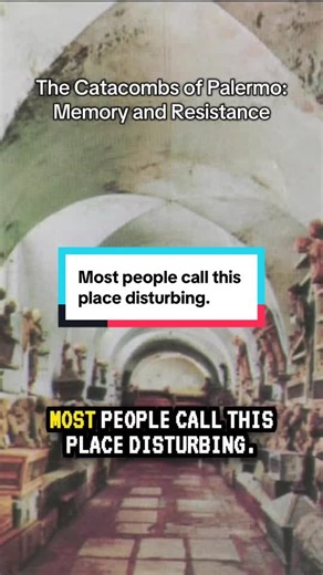 Most people call this place disturbing. That reaction is exactly the misunderstanding. #sicily #SicilianHistory #italianhistory #Palermo #mediterranean Sicily history Mount Etna news Lampedusa migration Sicilian culture explained Anti-mafia Sicily Mediterranean history Italian heritage stories Sicilian archaeology Sicily current events Italian diaspora history