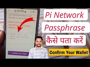 How to find 24 words passphrase in Pi Network | Pi Network Passphrase lost recovery kaise Kare