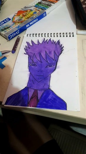 only one colour drawing challenge