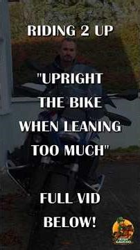 R1300GS - RIDING 2 UP ON A BIG GS ??? - Upright your bike 2 up #bmwgs #2up #r1300gs #bikelife #gs