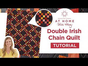 Jelly Roll Friendly Quilt Tutorial | Double Irish Chain - At Home With Misty
