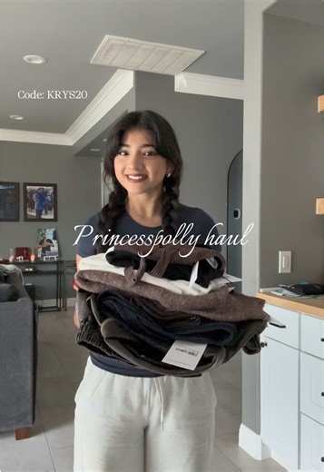 @Princess Polly 🤎 shop the cutest winter fits and don’t forget to use my code KRYS20 for 20% off💌 #PrincessPolly #pp_partner #tryonhaul #haul