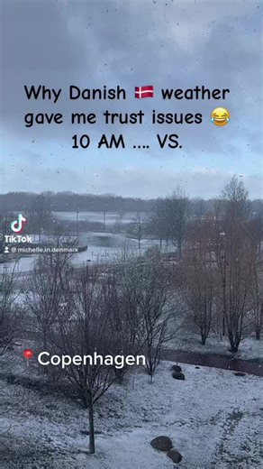 Danish weather gave me serious trust issues 😂🇩🇰🙈 10 AM ❄️☃️ vs 11 AM 🌷☀️ #expatindenmark #lifeindenmark #danishliving #danishweather #denmark #copenhagen #expatincopenhagen #københavn #springindenmark #danmark #livinginscandinavia #mycph #copenhagenexpats