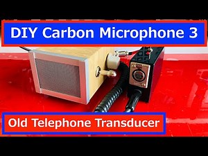 自作カーボンマイク3作目。前回まではカーボンマイクエレメント完全自作でしたが、今回はNTT電話機最高品質T62のカーボントランスデューサー使用 アマチュア無線