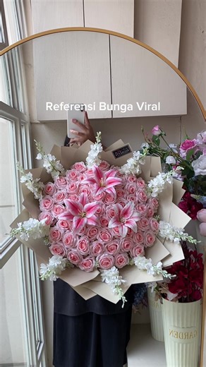 Lily X Snapdragon X Rose✨ #lily #viral #florist #artificialflowers