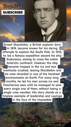 Ernest Shackleton – Explorer of the South Pole