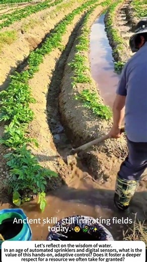 The Water Unlocker: Hand-Irrigating with a Hoe 💧🧑🌾