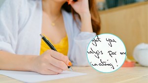 ¿Qué significa escribir con la letra inclinada hacia la izquierda? Esto dice la Grafología