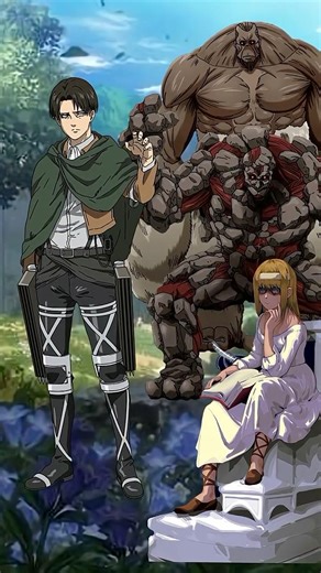 Levi vs All Titan in Attack On Titan #anime #shorts #titan #attackontitan #aot #levi